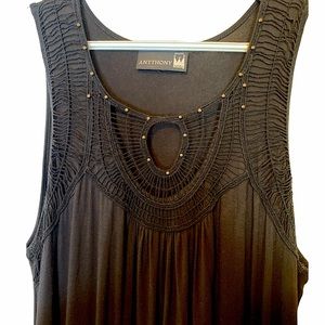 New - Black 2-Piece Sleeveless Outfit